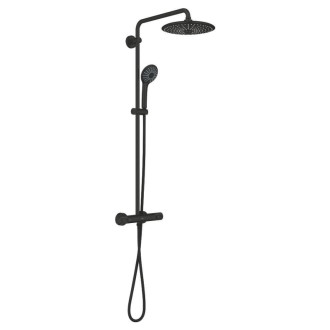 Sprchový systém Grohe Vitalio Joy s termostatickou baterií matná černá 264032432
