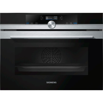 Siemens iQ700, Kompaktná vstavaná rúra, 60 x 45 cm, Nerez, CB635GBS3