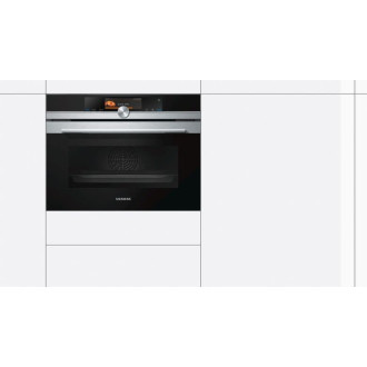 Siemens iQ700, Vstavaná kompaktná kombinovaná parná rúra, 60 x 45 cm, Nerez, CS658GRS7