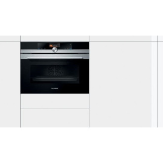 Siemens iQ700, Vstavaná kompaktná kombinovaná parná rúra, 60 x 45 cm, Nerez, CS636GBS2