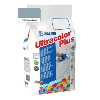 Škárovacia hmota Mapei Ultracolor Plus zelenošedá 5 kg CG2WA MAPU176