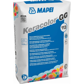 Škárovacia hmota Mapei Keracolor GG cementovo šedá 25 kg CG2WA KERACOLG25113