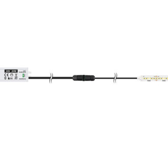 McLED LED pásik - sada 1 m + Prijímač Nano IP67, 240 LED/m, UWW, 6 W/m, DC 24 V, 380 lm/m, CRI90, IP67, 10 mm, vodič 3 m ML-126.036.90.S01002