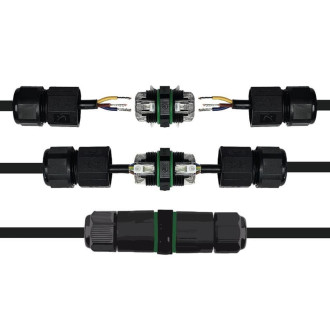 McLED LED pásik - sada 2 m + Prijímač Nano IP67, 240 LED/m, UWW, 6 W/m, DC 24 V, 380 lm/m, CRI90, IP67, 10 mm, vodič 3 m ML-126.036.90.S02002