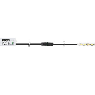 McLED LED pásik - sada 5 m, 240 LED/m, UWW, 6 W/m, DC 24 V, 380 lm/m, CRI90, IP67, 10 mm, vodič 3 m ML-126.036.90.S05001