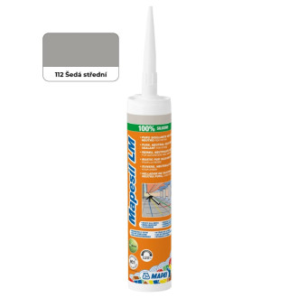 Silikón Mapei Mapesil LM stredná šedá 310 ml MAPSLM112