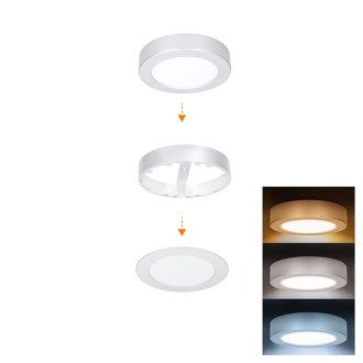LED svetelný panel Solight strieborná WD240-S