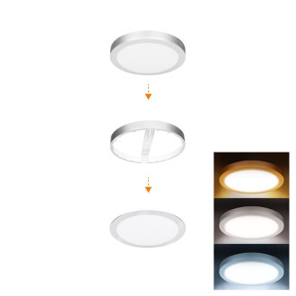 LED svetelný panel Solight čierna WD242-S