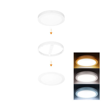 LED svetelný panel Solight biela WD242-W