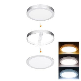 LED svetelný panel Solight hnedá WD244-S
