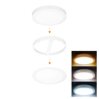 LED svetelný panel Solight hnedá WD244-W