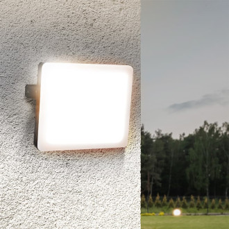 LED reflektor Solight čierna WM-10W-Q