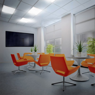 LED svetelný panel Solight čierna WO25-W