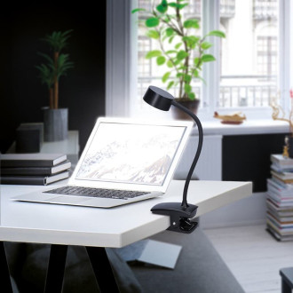 LED stolná lampa Solight čierna WO3001-B