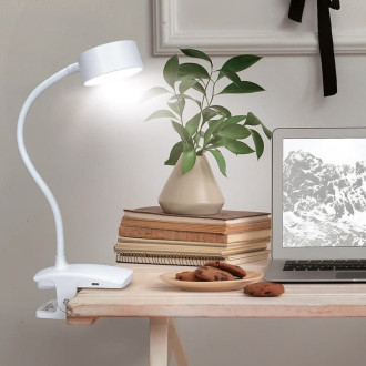 LED stolná lampa Solight šedá WO3001-W