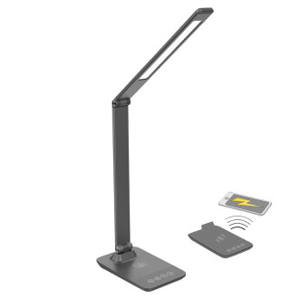 LED stolná lampa Solight šedá WO55-G