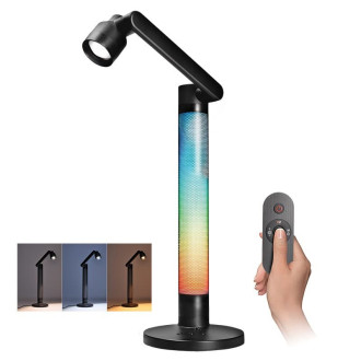 LED stolná lampa Solight čierna WO67