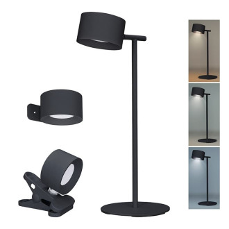 LED stolná lampa Solight čierna WO68-B
