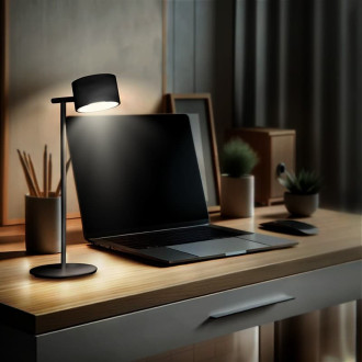 LED stolná lampa Solight čierna WO68-B