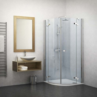 Sprchovací kút štvrťkruh 100x100 cm Roth Elegant Line 131-1000000-00-02