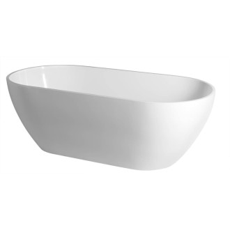 Voľne stojaca vaňa Polysan Reduta 171x81 cm liaty mramor ľavá aj pravá 71842