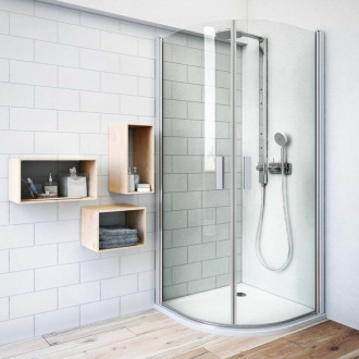 Sprchovací kút štvrťkruh 90x90 cm Roth Tower Line 722-9000000-01-02