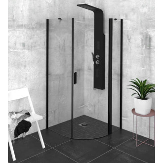 Sprchovací kút štvrťkruh 90x90 cm Polysan Zoom ZL2615BR