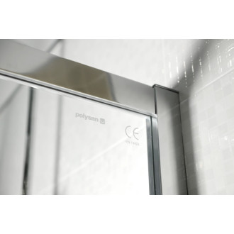 Sprchovací kút asymetrický 120x90 cm Polysan LUCIS LINE DL5015