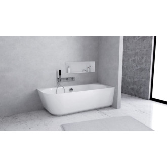 Voľne stojaca vaňa Polysan Sussi 170x70 cm liaty mramor pravá 90177R