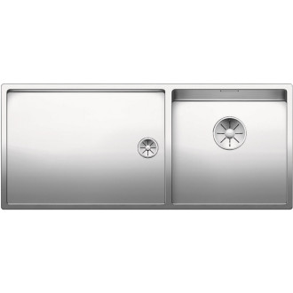 Blanco CLARON 400/550 T-IF InFino Nerez hodvábny lesk drez vpravo bez tiahla
