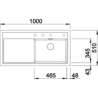 Blanco ZENAR XL 6 S Silgranit aluminium drez vpravo s excentrom prísluš. áno