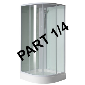 AIGO vanička 900x900 mm, sifón, držiak sprchy a sprcha, komponent 1/4 YB93-1 44227 YB93-1