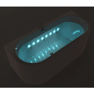 CHROMO PLANE vnútorné bodové farebné osvetlenie vane, 8 RGB LED diód 91408 48608 91408