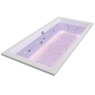 CHROMO PLANE vnútorné bodové farebné osvetlenie vane, 8 RGB LED diód 91408 48608 91408