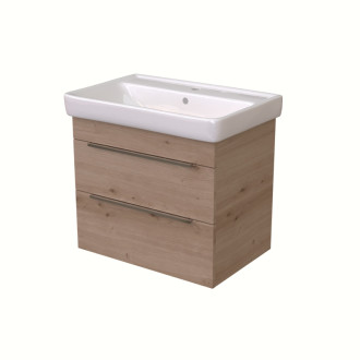 BENU SZZ2 70 spodná skrinka 2-zásuvková KARAMEL/KARAMEL vrátane umývadla Q 70 T05