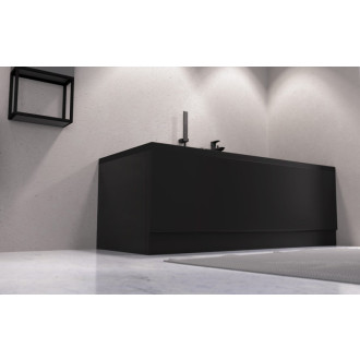 PLAIN panel čelný 160x59cm, čierna mat, pravý 72768.21 24030 72768.21
