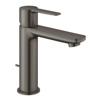 Umývadlová batéria Grohe Lineare s výpustom kartáčovaný Hard Graphite 32114AL1
