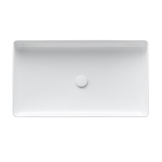 Umývadlo na dosku Laufen Living City 60x34 cm bez otvoru pre batériu, bez prepadu H8114344001121
