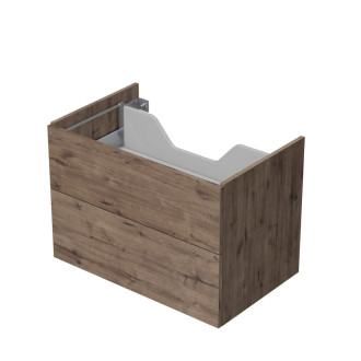 Kúpeľňová skrinka pod dosku s 2 zásuvkami Naturel Ratio 80x56x50 cm dub Wellington ZB802Z56PU.D370