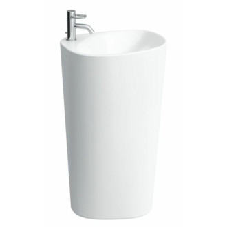 Voľne stojace umývadlo Laufen Palomba 52,5x43,5 cm otvor pre batériu uprostred H8118044001041