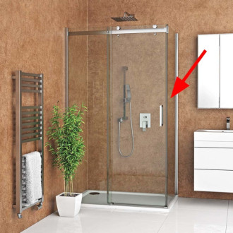 Bočná zástena k sprchovým dverám 80 cm Roth Ambient Line 621-8000000-00-02