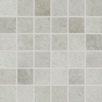 Mozaika Rako Form sivá 30x30 cm mat DDR05696.1