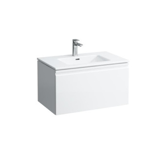 Kúpeľňová skrinka s umývadlom Laufen Pro S 80x44x55 cm biela lesk H8609644751041