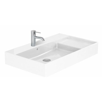 Umývadlo Roca Inspira 80x49 cm otvor pre batériu uprostred A32752B000