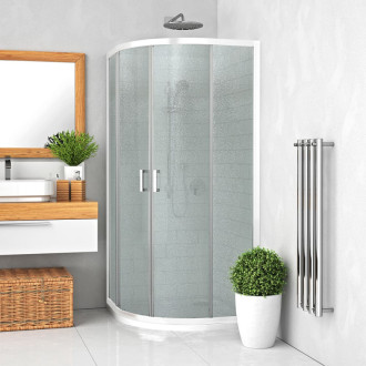 Sprchovací kút štvrťkruh 80x80 cm Roth Lega Line 555-800000S-04-11