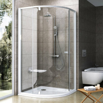 Sprchovací kút štvrťkruh 90x90 cm Ravak Pivot 37677101Z1