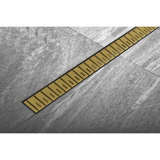 Sprchový žľab Polysan KLAVER 71 cm plast zlatá mat 73721GB