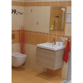 Kúpeľňová skrinka pod umývadlo Jika Cubito 59x42,7x48 cm dub H40J4233015191