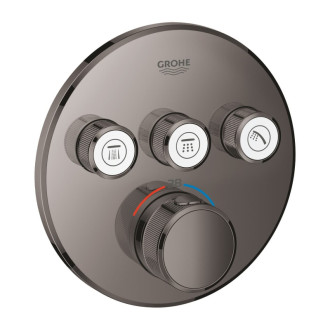 Sprchová batéria Grohe Grohtherm Smartcontrol bez podomietkového telesa hard graphite 29121A00