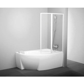Vaňová zástena Ravak Supernova 150x170 cm biela 76PB0100Z1
